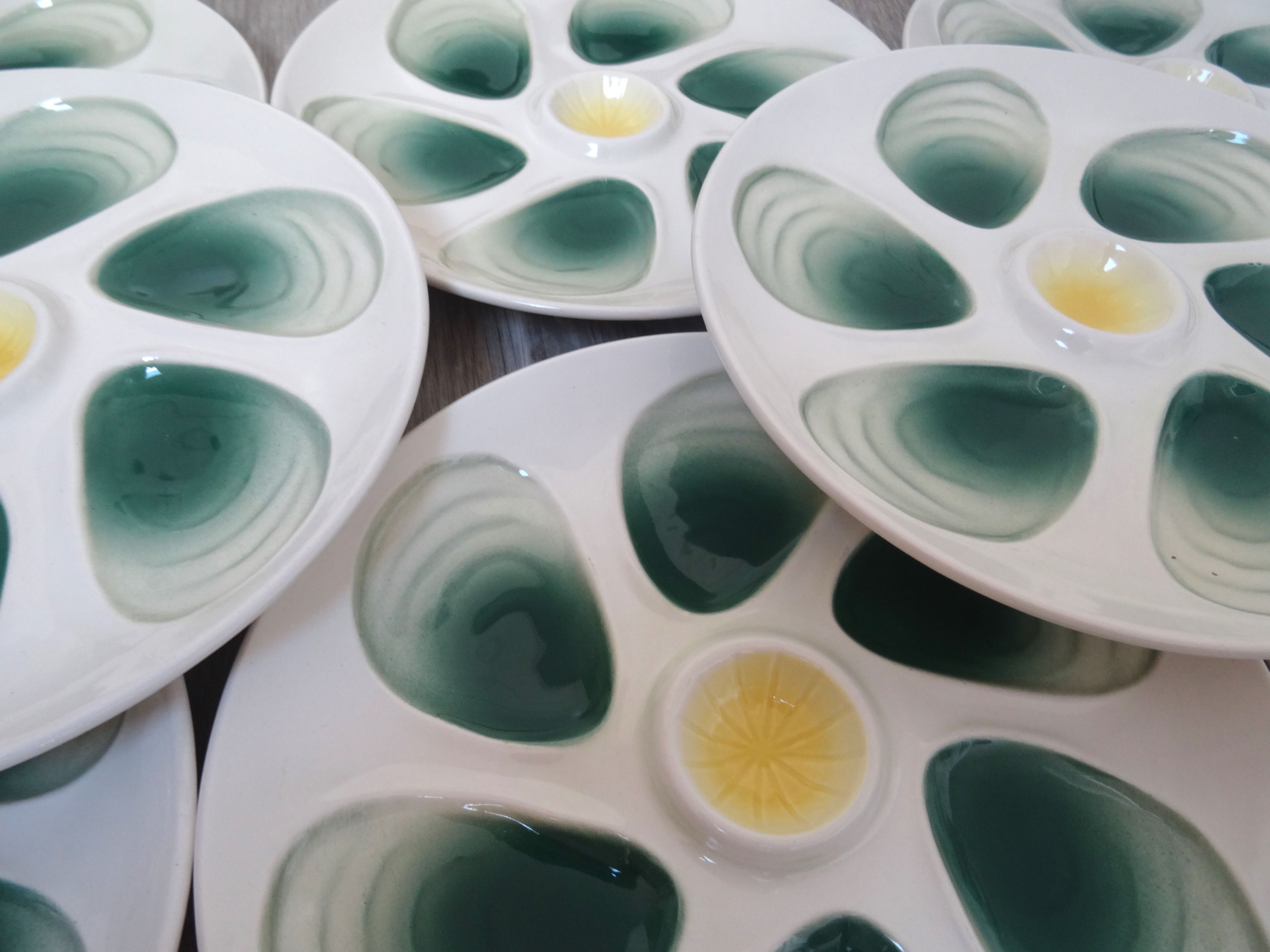 8 Salins oyster plates France
