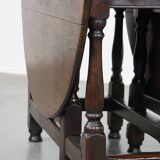 English oak gateleg table