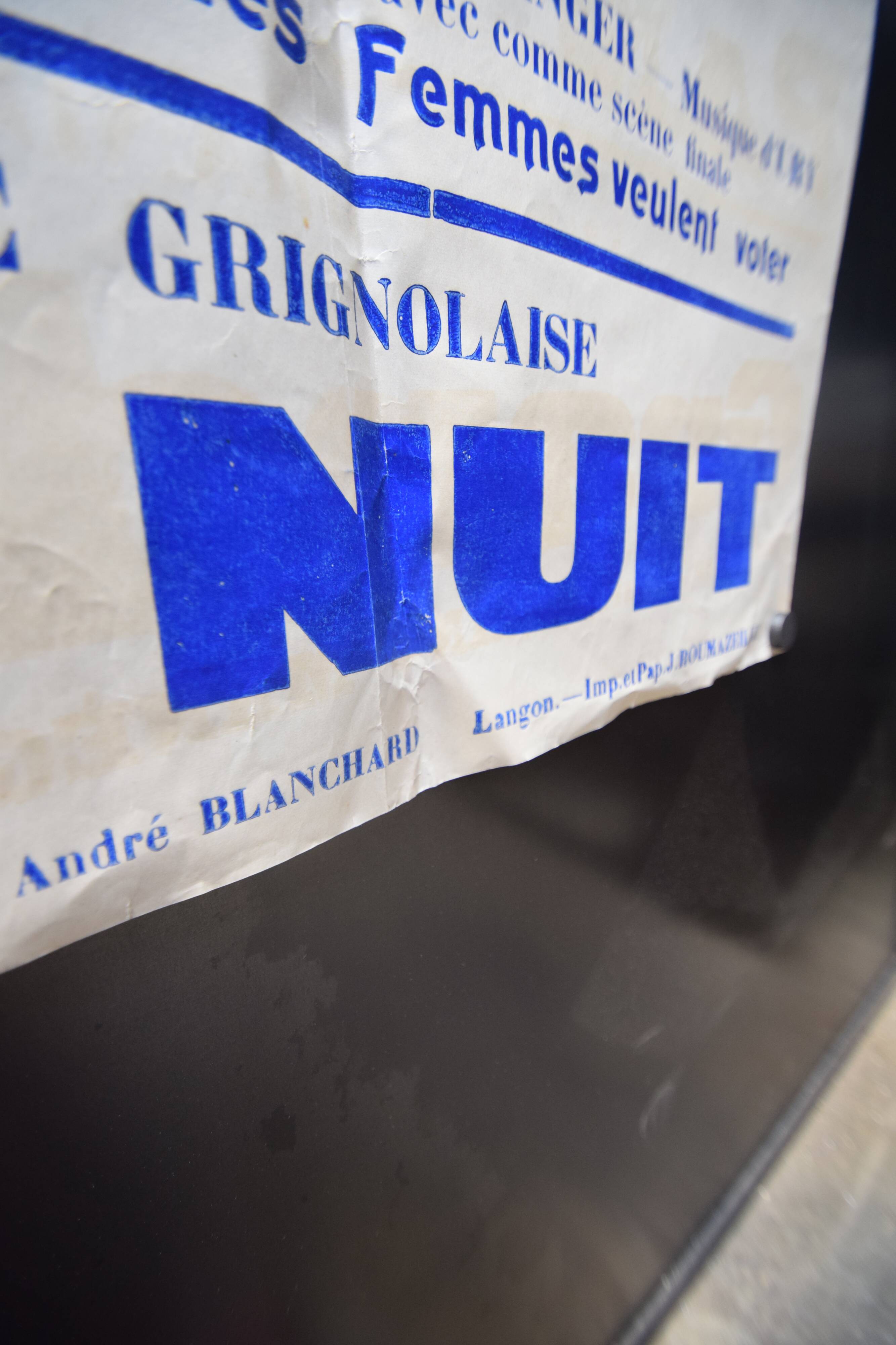 Poster "Feasts of St. Peter" - City of Grignols - 1935