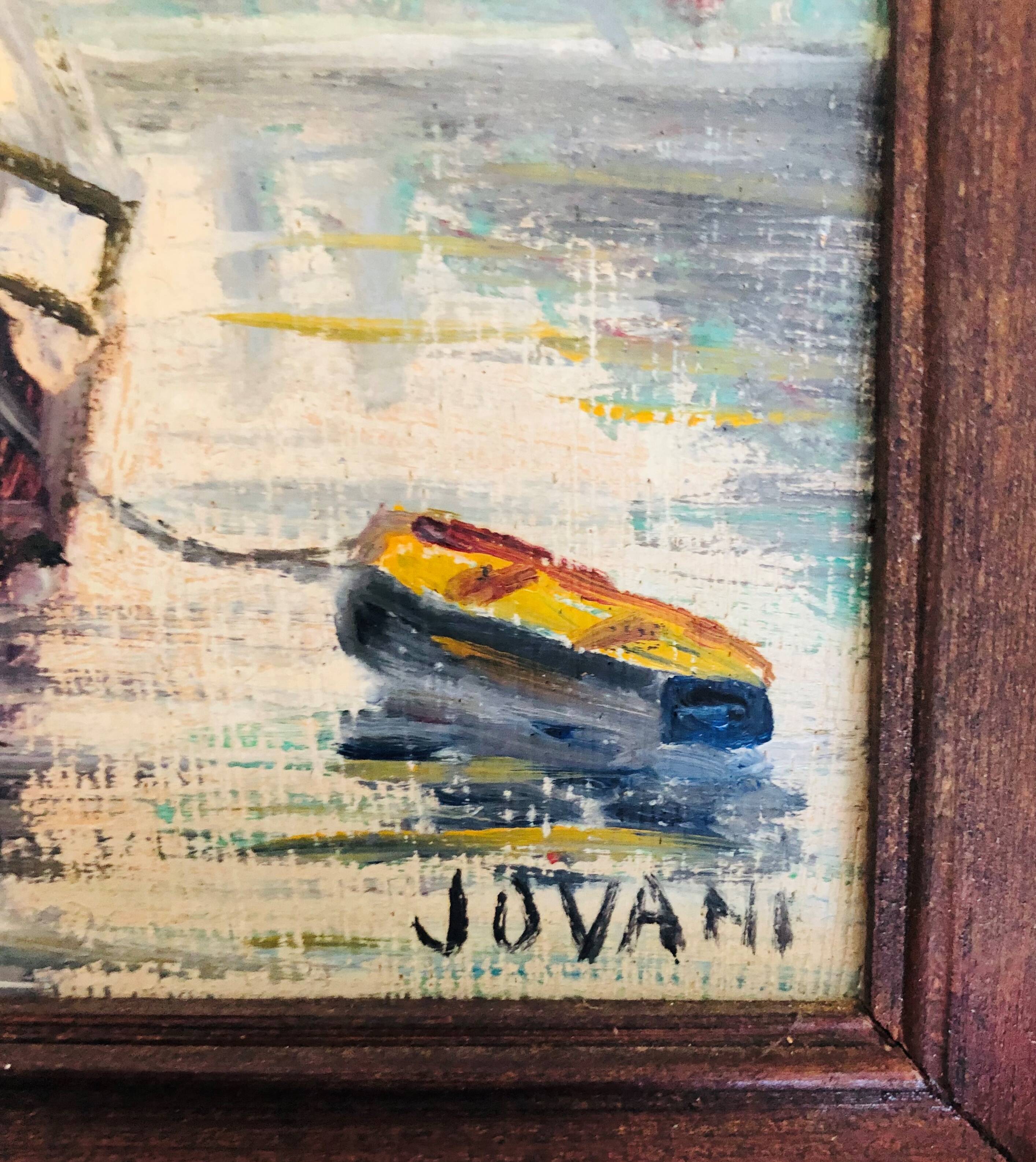 Oil on panel - marine