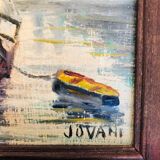 Oil on panel - marine