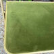 Lot de 4 fauteuils pliants vintage en velours vert