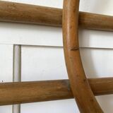 Thonet 1900 curved wooden wall coat rack