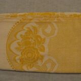 Vintage gold square tablecloth