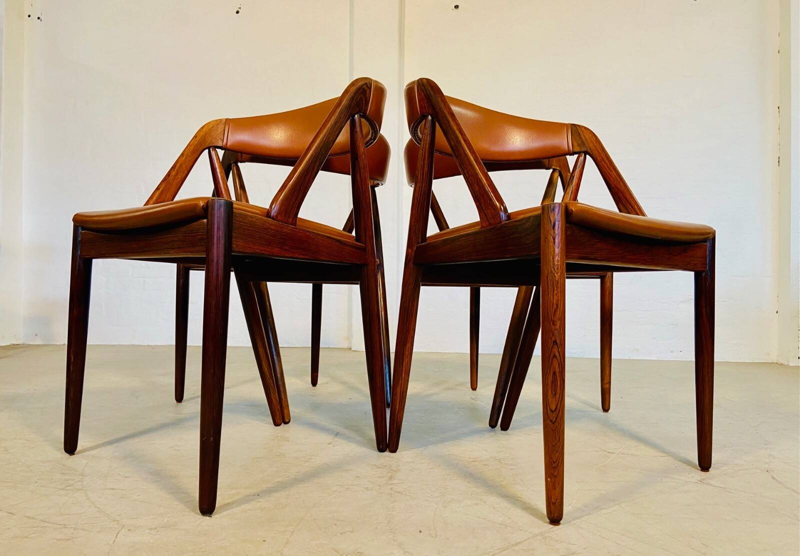 Chaises de salle à manger vintage danoises Kai Kristiansen modèle 31 – Ensemble de 4 en palissandre
