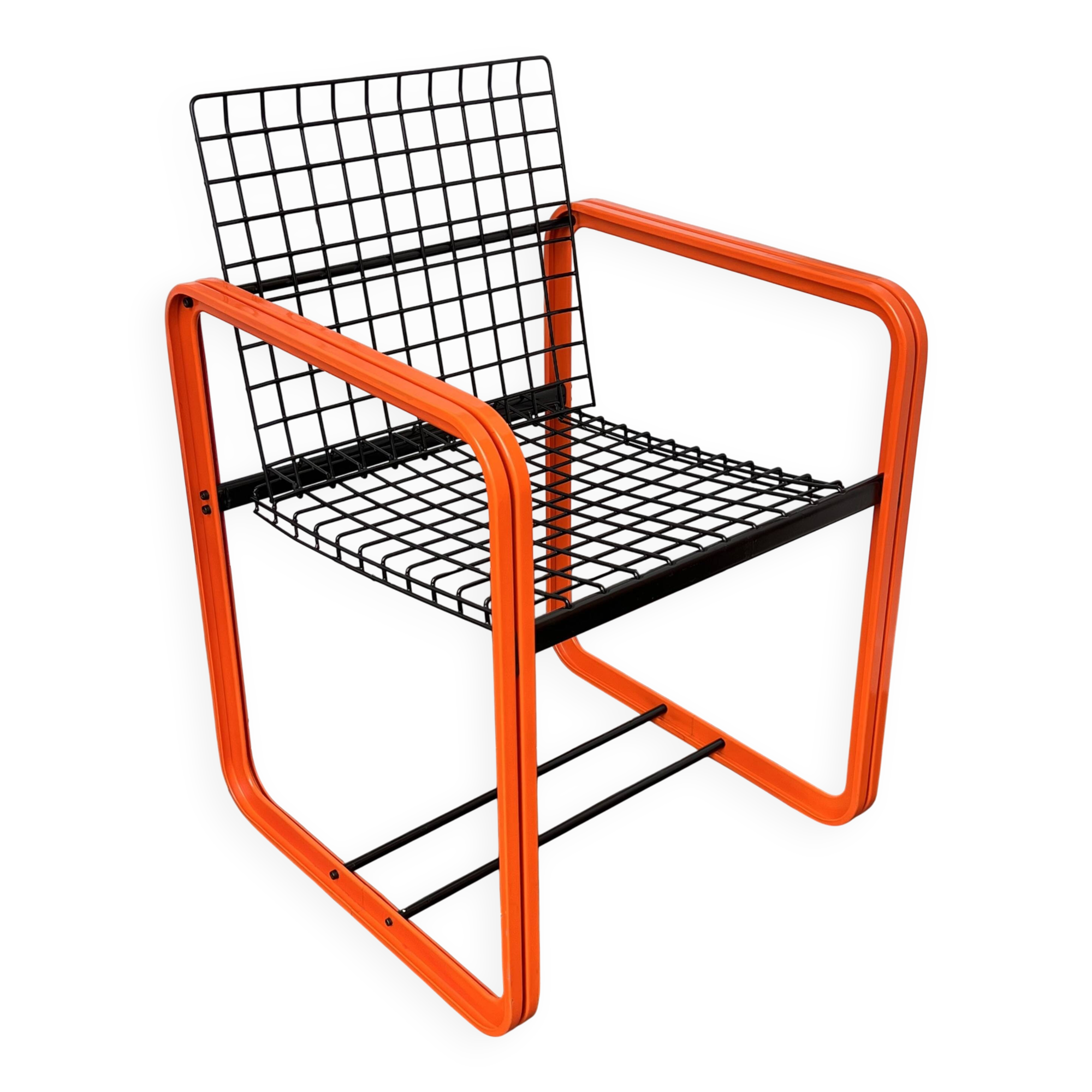 Chaise Quadra par Gigante, Zambusi et Boccato pour Seccose, Italie 80's