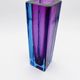 Murano Sommerso Vase Blue Purple Mandruzzato 20th Century - 27cm 3kg