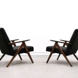Mid Century Easy Chair Model B - 310 Var in Black Buckle