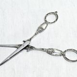 Eugène Schifferlet - Pair of grape scissors in silver