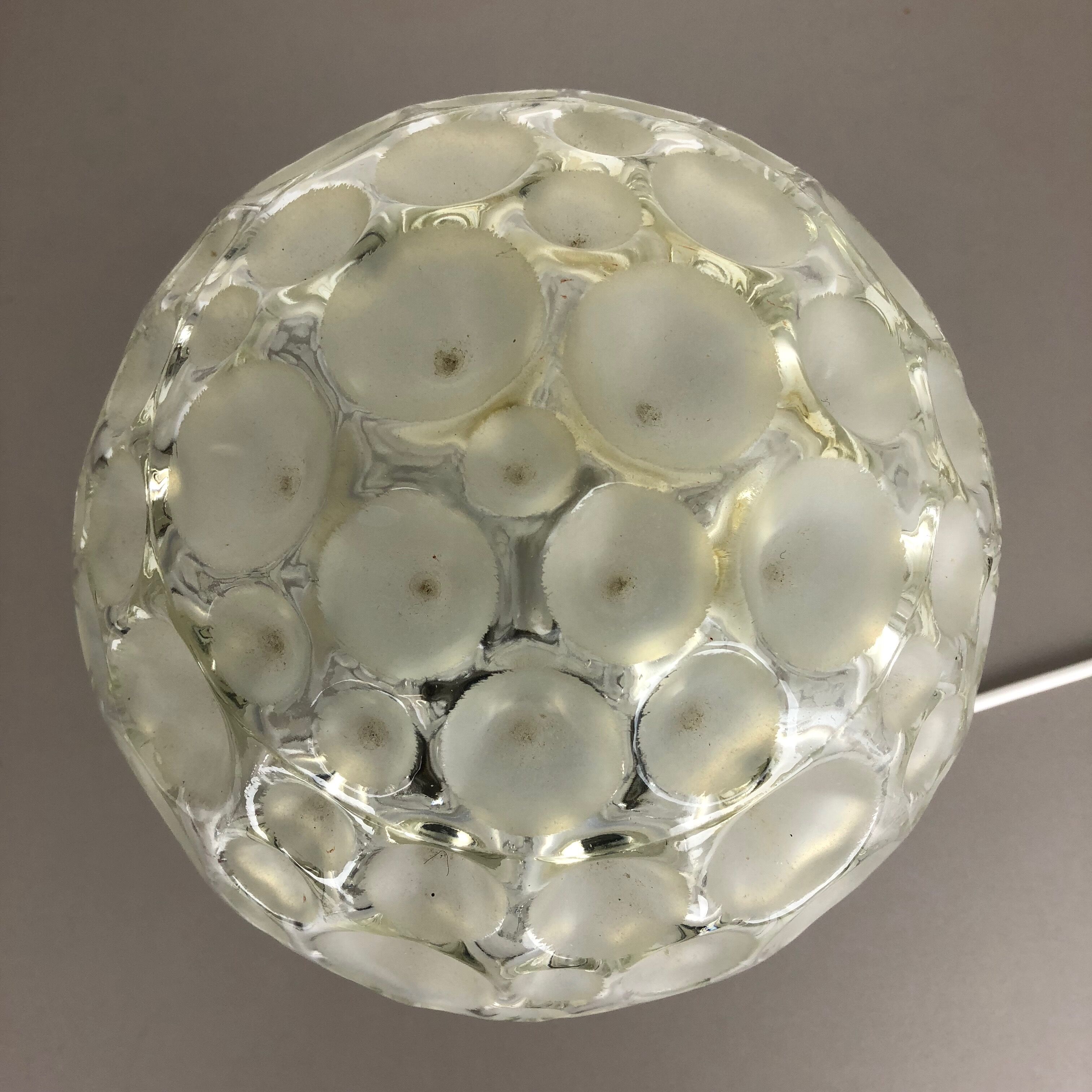 Modernist sputnik chromed table light, Germany, 1970s