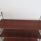 Scandinavian wall shelf modular wood and metal years 60 70
