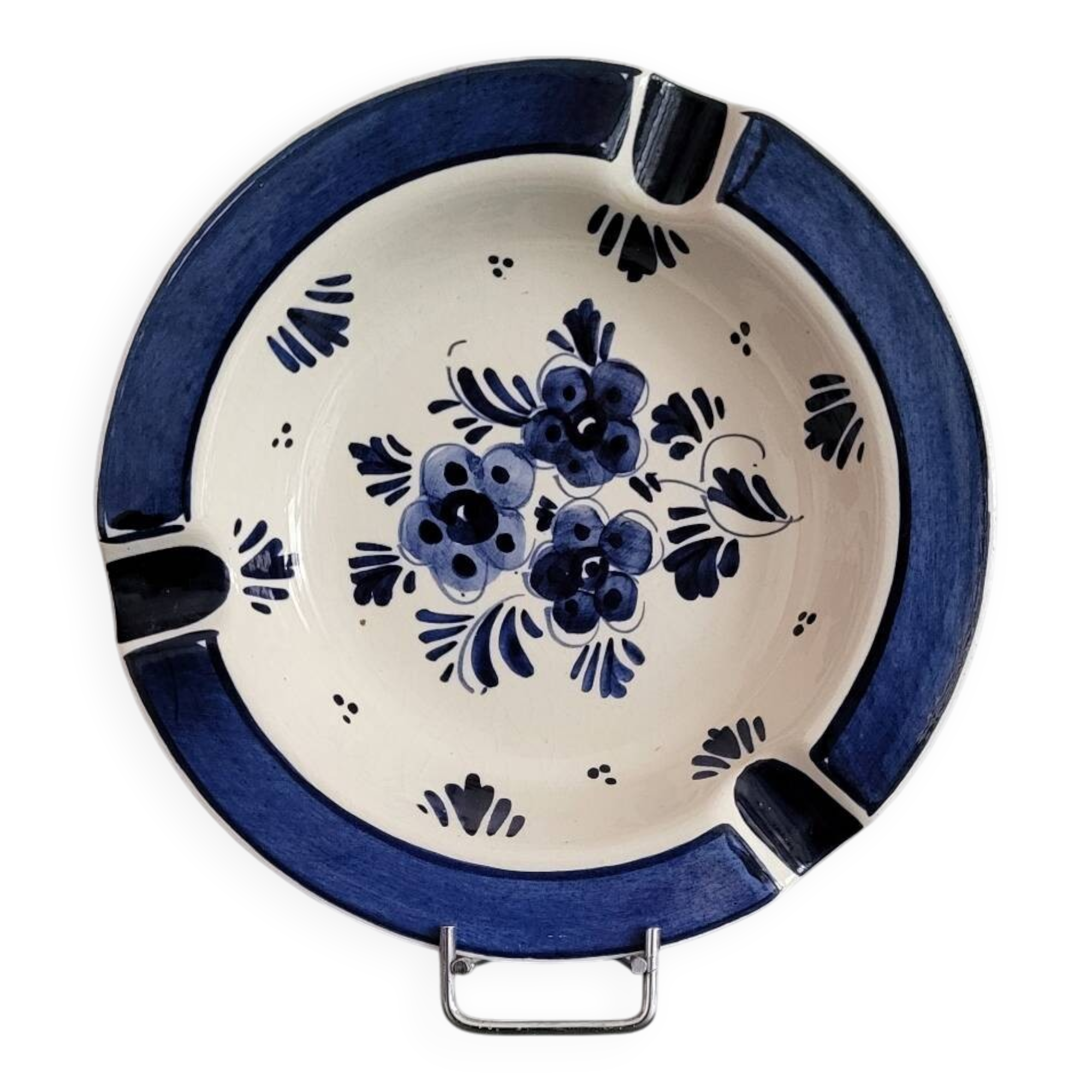 Cendrier bleu de Delfts vintage en excellent état