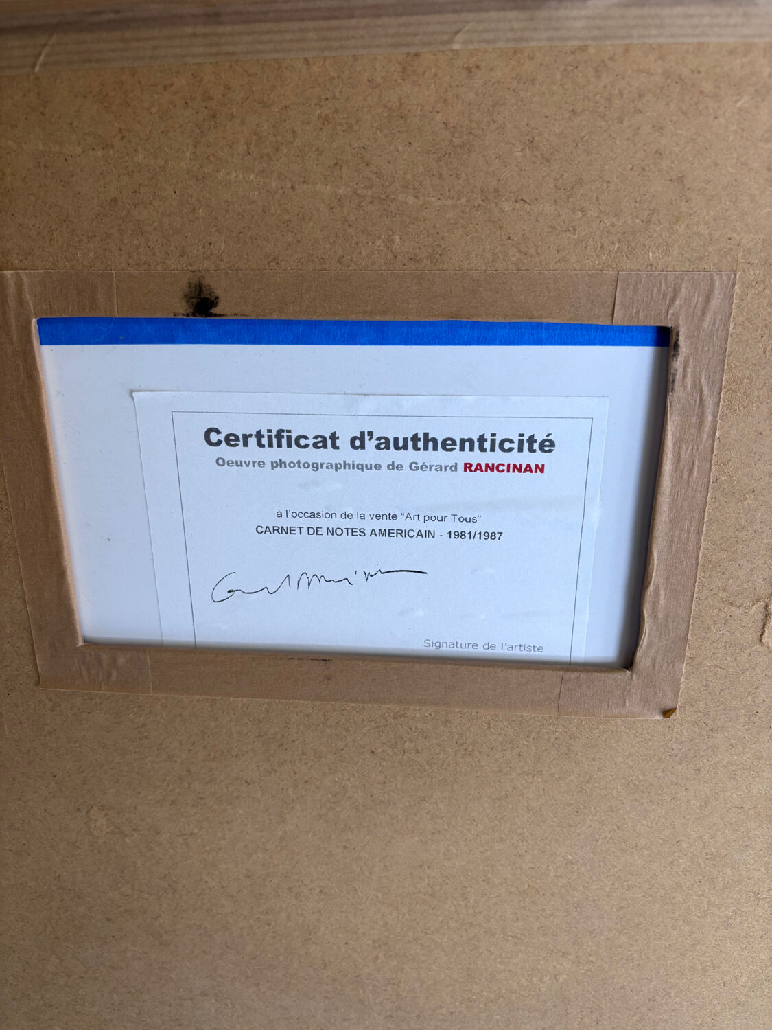 Photo Gérard Rancinan