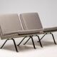 Dutch architectural lounge chairs, pair, Netherlands, circa 1960