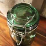 Ideal Green Glass Jar 1L