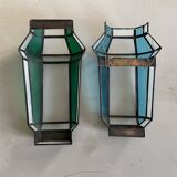 Set of 2 oriental wall lights