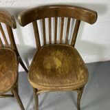 Lot de 4 chaises bistrot style Baumann