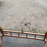 Turned wooden cradle half 20th century