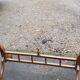 Turned wooden cradle half 20th century