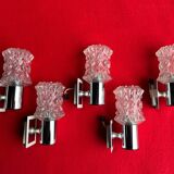 Set of 5 vintage 1970 targetti wall lights