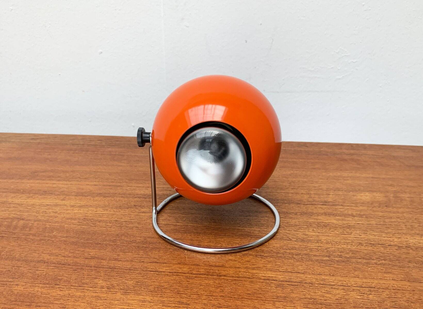 Mid-century space globe table lamp by Erco, 1970s.