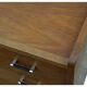 Commode vintage pieds compas poignées bakélite 1950