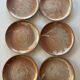 Flat stoneware plates