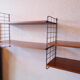 Scandinavian teak wall shelves and modular teak