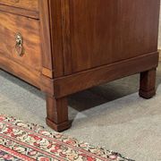 Commode Empire en acajou et dessus marbre XIXème