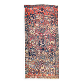 Tapis Caucasien Shirvan Tchi-tchi -Ancien : 3.25 X 1.40 Mètres