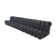 De Sede DS-600 "Non Stop" Snake Shaped Modular Sofa in Full Black Leather