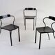 Pascal Mourgue, set of 3 Artelano chairs, 1980
