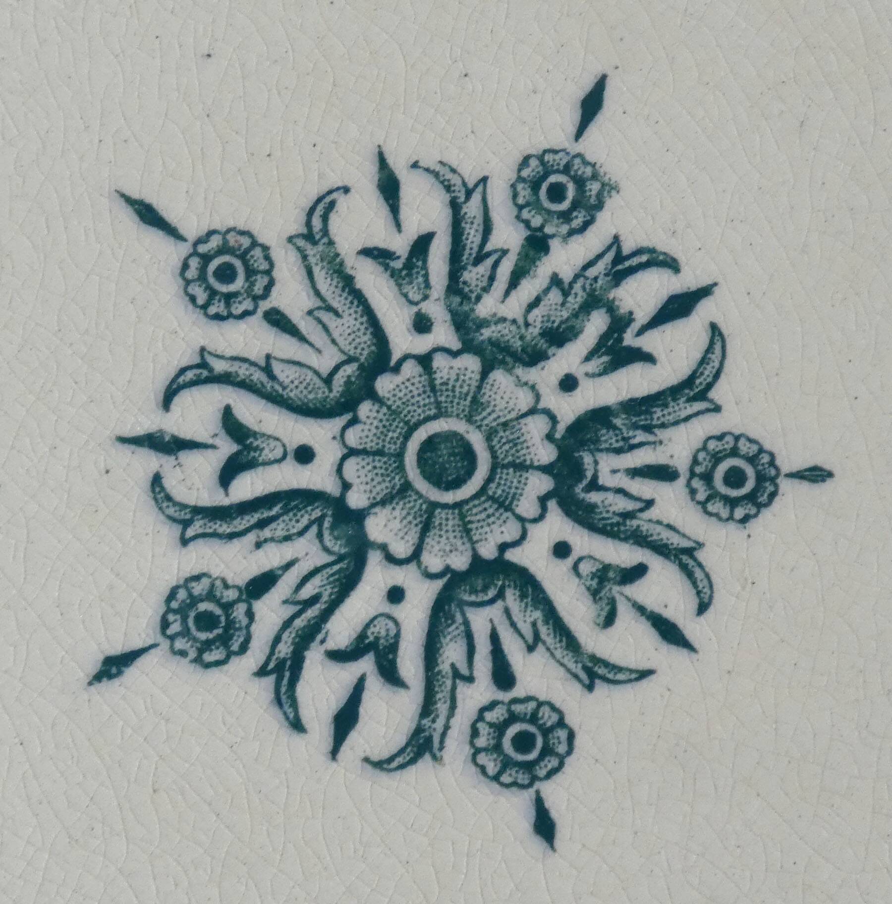 Iron earth 6 flat plates gien florentin