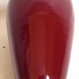 Bordeaux ceramic vase Height 30 cm