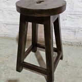 Burmese teak workshop stool