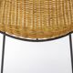 Set of 2 Gianfranco Legler Basket Chairs, 1950s Rattan Chairs, Mid Century.