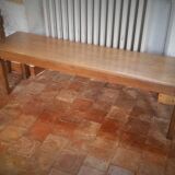 Large old oak bench