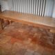 Large old oak bench