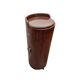 French Art Deco Mahogany round Bar Furniture, 1920/30s