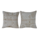 Set of 2 vintage Turkish cushion covers 41x41 cm