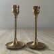 Pair of vintage brass candlesticks