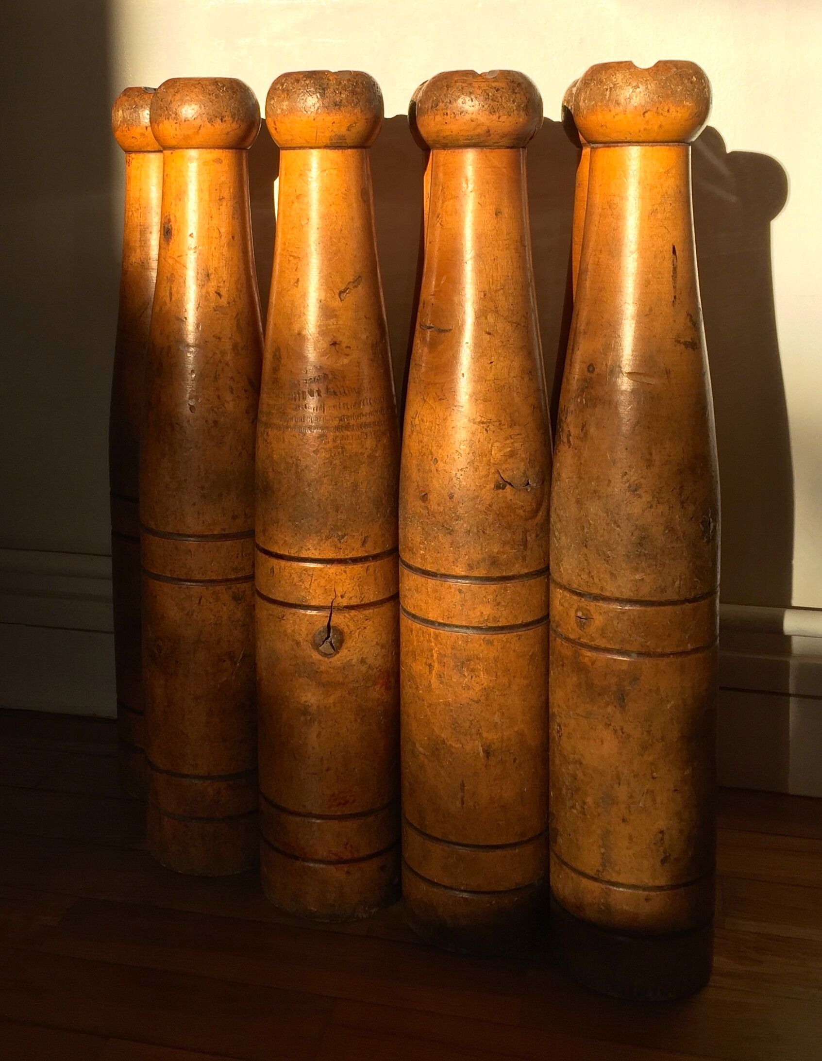 Old wooden keels 19th century French countryside