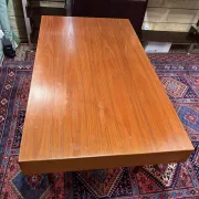 Teak desk design by Nanna Ditzel and Ed Soren Willadsen, 1955.