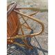 Fauteuil rotin, osier vintage