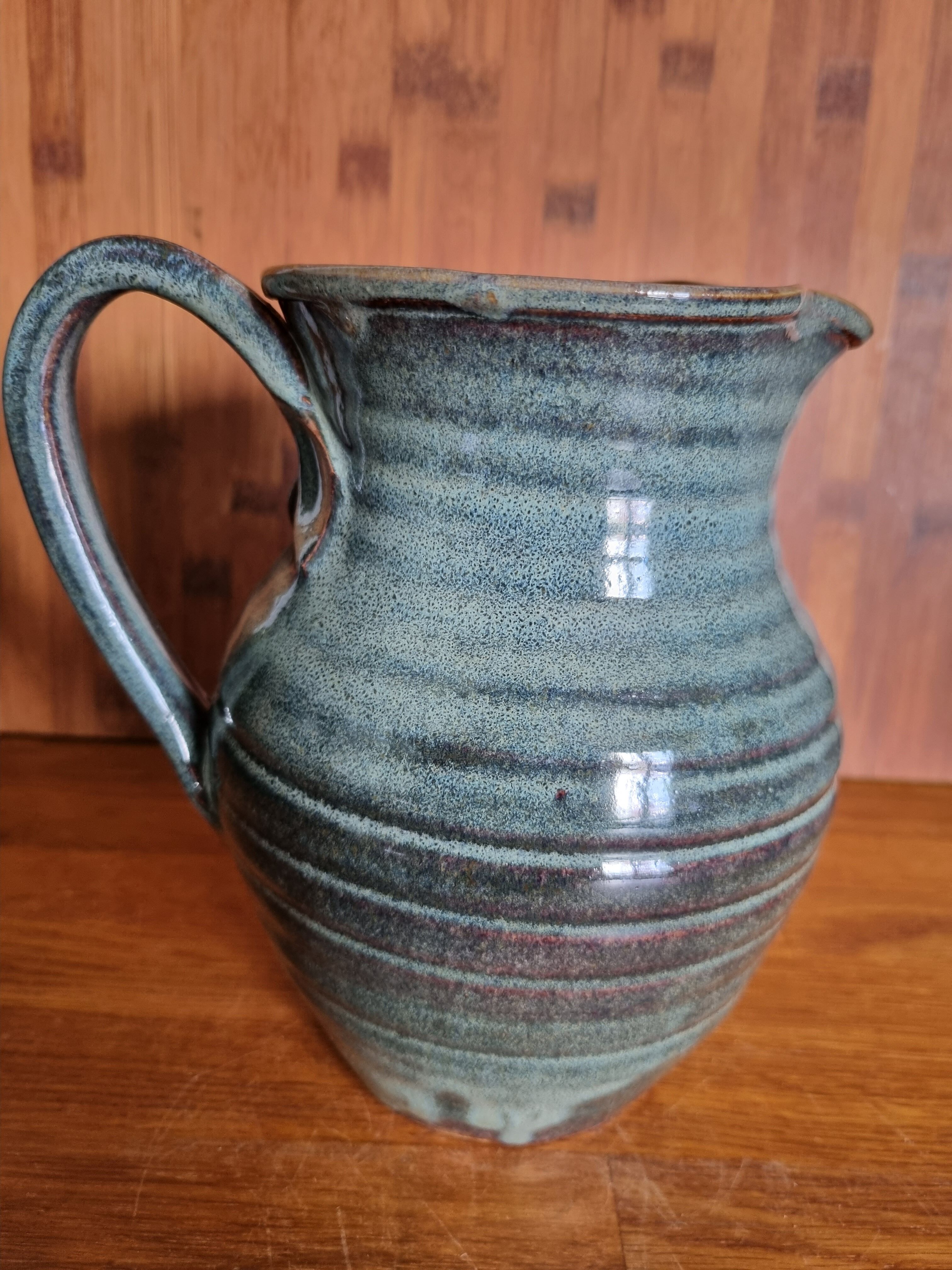 Glazed ceramic pitcher 1.5 L