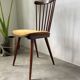 Baumann “Minuet” chair with yellow seat