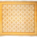 European carpet fleurs-de-lys, circa 1900