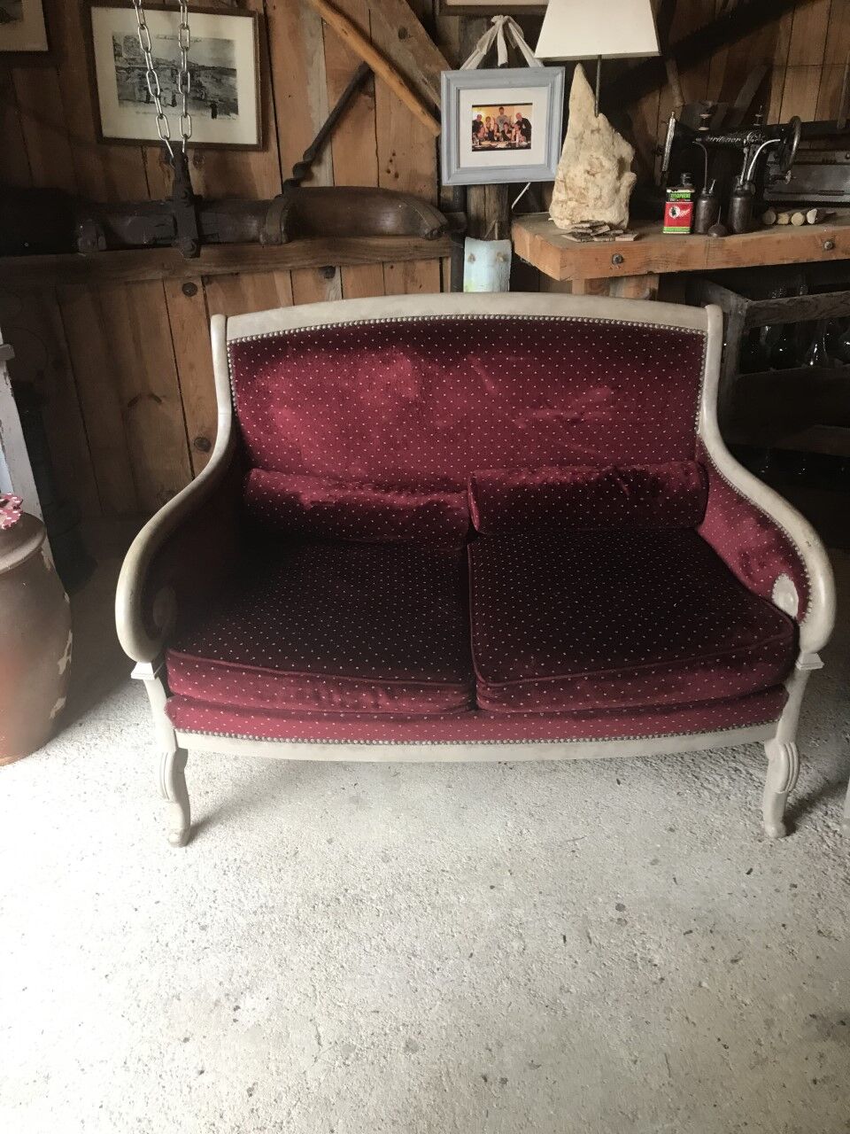 Sofa and armchair