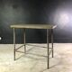 Table haute industrielle métal et bois
