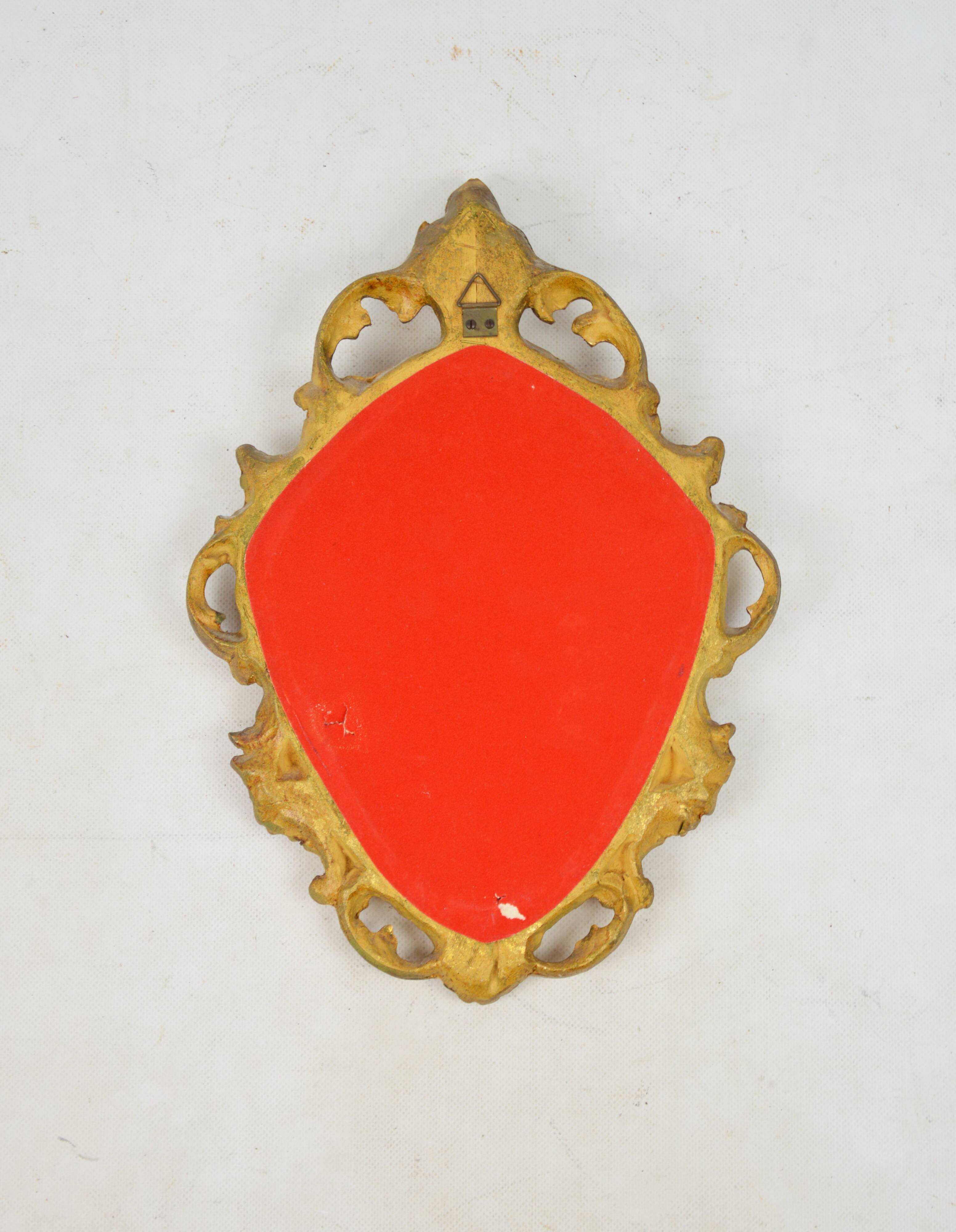 Mirror in a decorative frame, 1970s